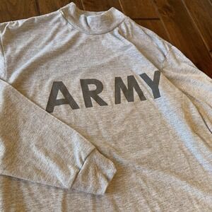 UNICOR US Army Physical Fitness Uniform (IPFU) Long Sleeve Shirt Medium Gray